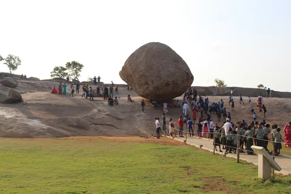 Photo of Krishna's Butter Ball, East Raja Street, Mahabalipuram, Tamil Nadu, India by The Talking Bee - Sneha Dalvi