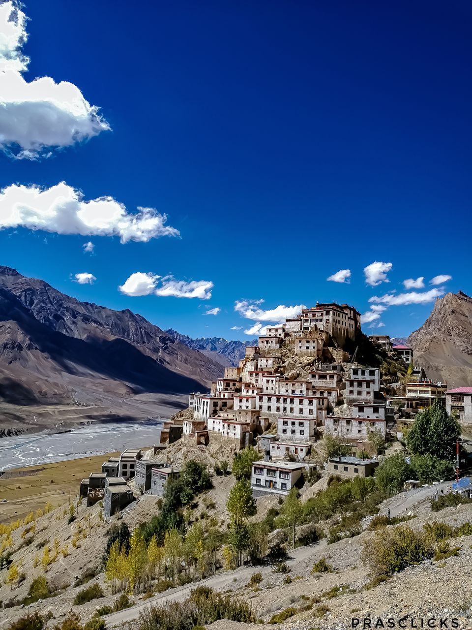 Photo of Key Gompa, Key Monastery, Key, Himachal Pradesh, India by Prasenjeet Sadhu