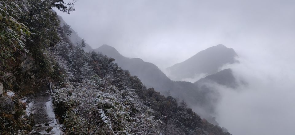 Photo of Snowfall in Enchanting Dzukou Valley by Pramod Reddy