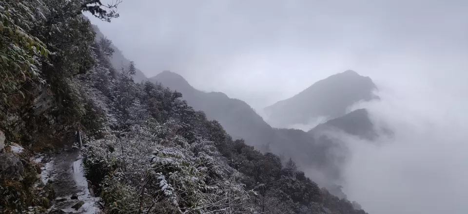Photo of Snowfall in Enchanting Dzukou Valley by Pramod Reddy