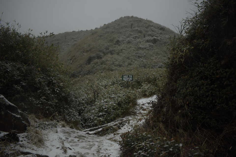 Photo of Snowfall in Enchanting Dzukou Valley by Pramod Reddy