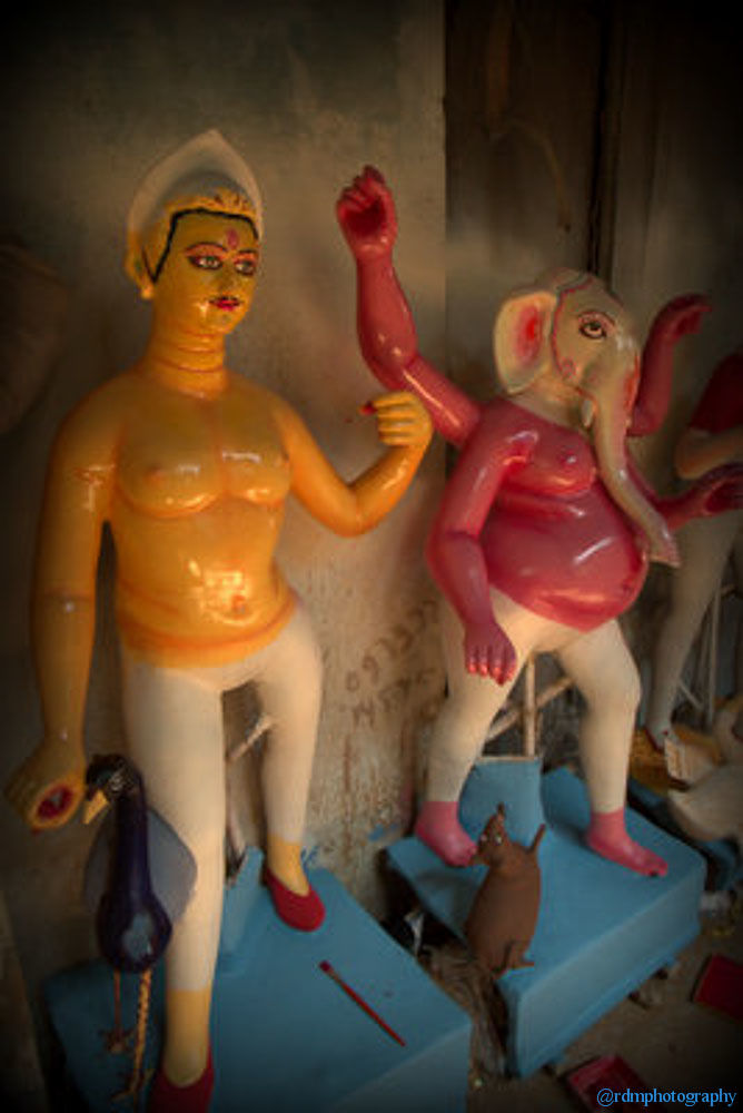 Photo of Making of GODs - Idols making In Chitranjan Park 13/14 by Rajeshwar Dayal Mathur