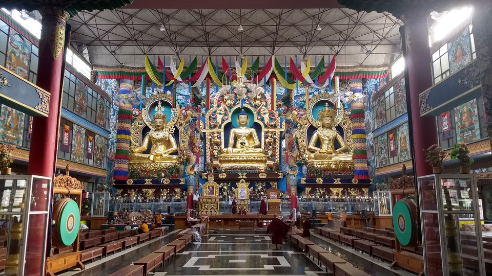 Photo of Namdroling Monastery, Bylakuppe, Karnataka, India by Savaari