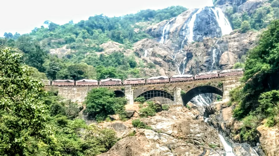 Photo of Dudhsagar Falls, Sonaulim, Goa, India by Mudit Bhatnagar