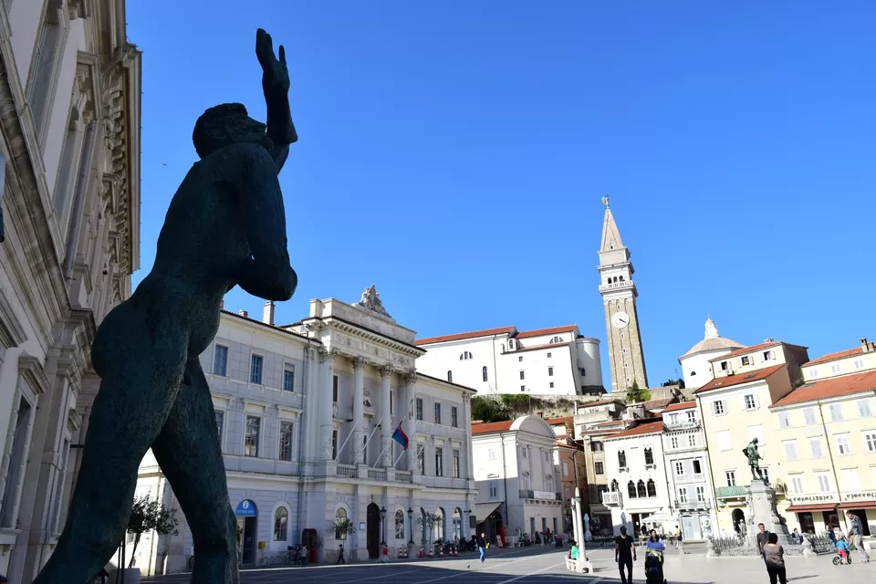 Photo of Tartini Square, Piran, Slovenia by Pallavi Das