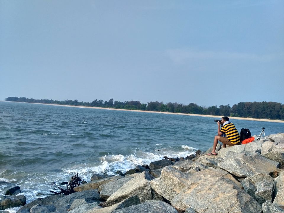Photo of Rendezvous by the backwater and sea at Malpe..... by tanwistha gope