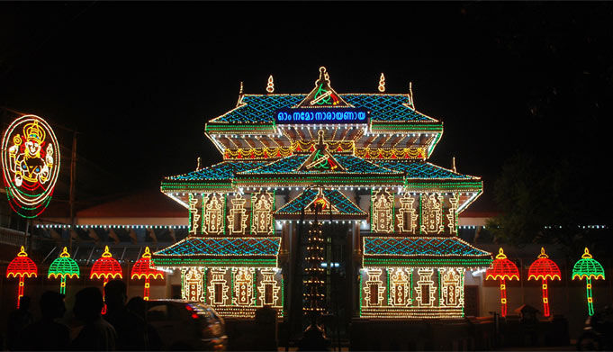 Photo of Thiruvambady Sri Krishna Temple, Shoranur Road, Patturaikkal, Thrissur, Kerala, India by Iswarya Sudhakaran