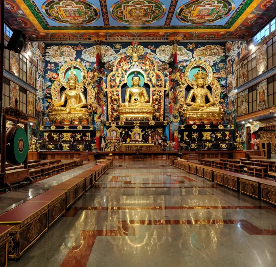 Photo of Namdroling Monastery Golden Temple, Bylakuppe, Karnataka, India by Vinay R Chandran