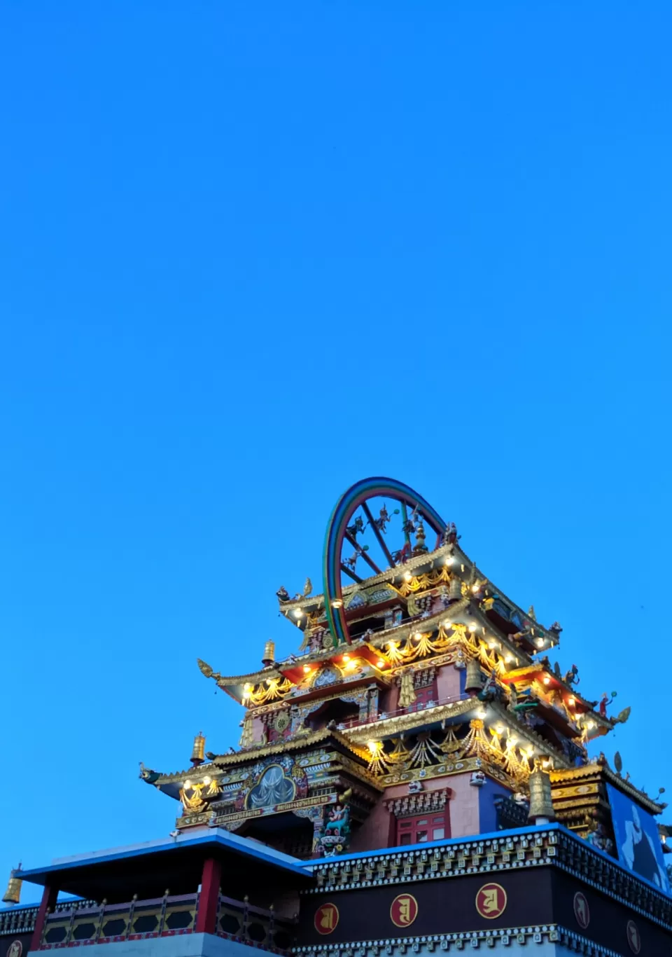 Photo of Namdroling Monastery Golden Temple, Bylakuppe, Karnataka, India by Vinay R Chandran