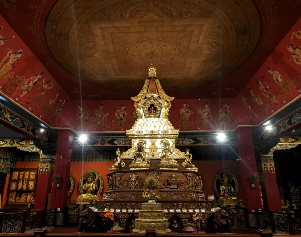 Photo of Namdroling Monastery Golden Temple, Bylakuppe, Karnataka, India by Vinay R Chandran