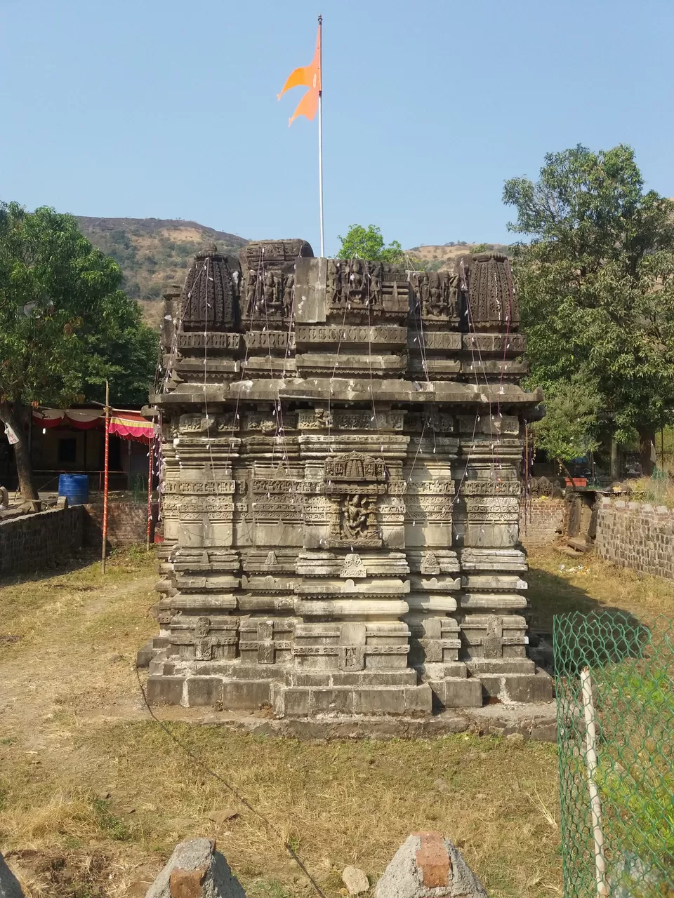 Photo of Chavand Fort and an Ancient Temple by Gunjan Deshmukh