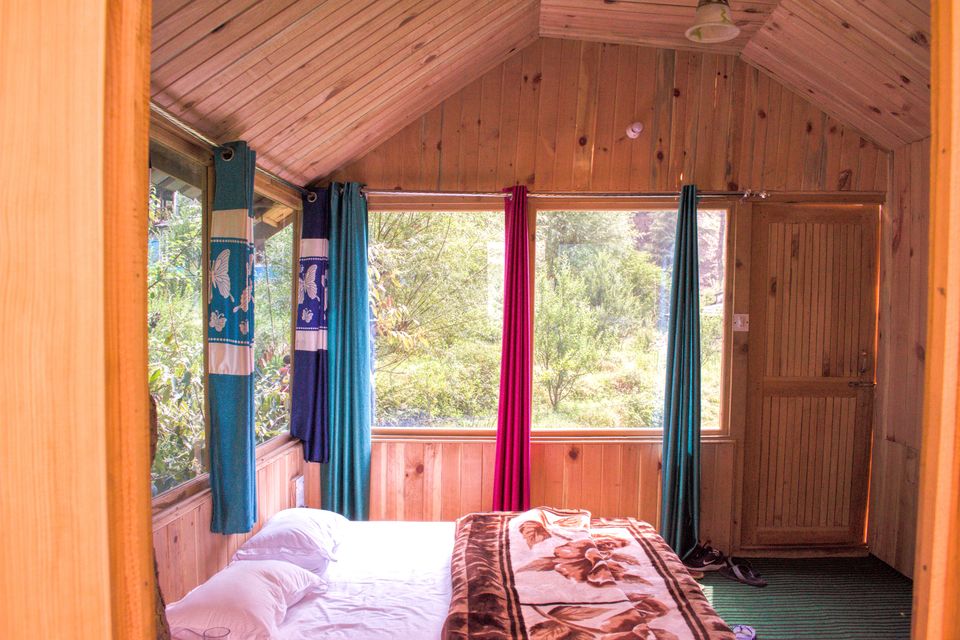 Photo of A not on map treehouse in jibhi #colourgreen by ankita