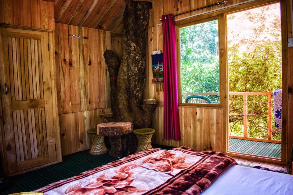 Photo of A not on map treehouse in jibhi #colourgreen by ankita