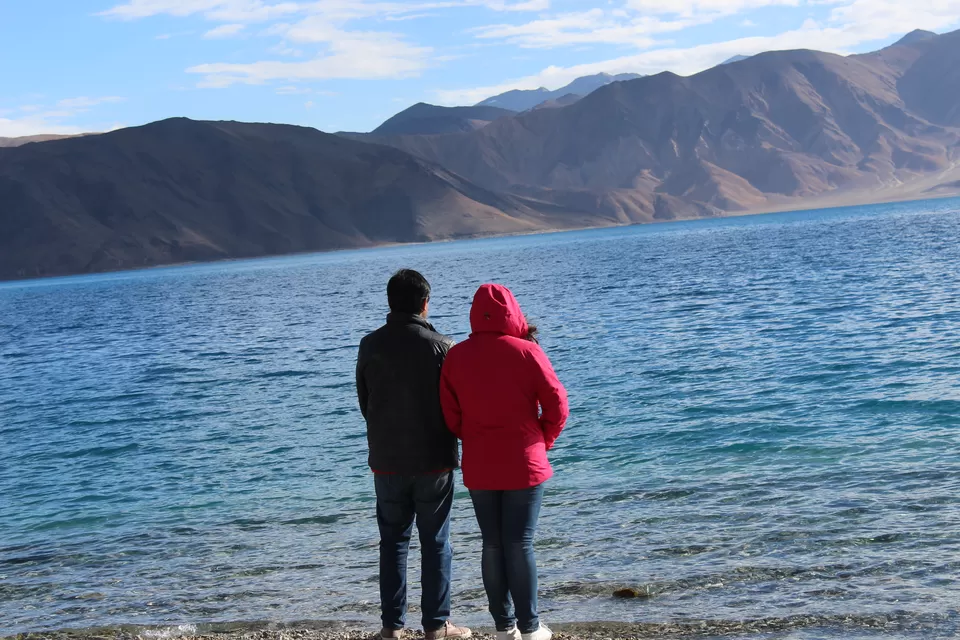 Photo of Pangong Lake by Manshul Goel