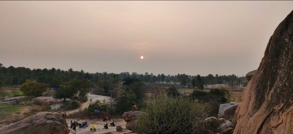 Photo of Sunset point, Hampi Island, Anjanhalli, Karnataka, India by nick_2707