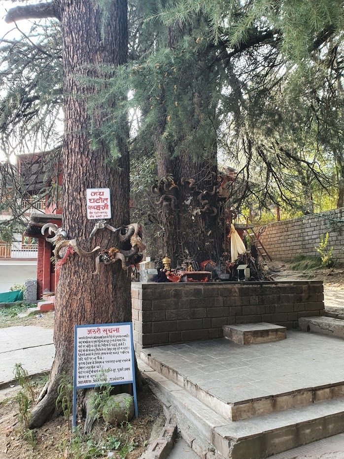Photo of Ghatotkach Tree Temple, Hadimba Temple Road, Siyal, Manali, Himachal Pradesh, India by Divya Golyan