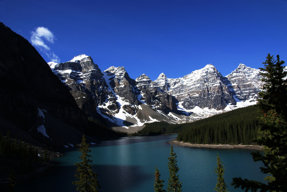 Photo of Moraine Lake, Improvement District No. 9, AB, Canada by Nikita Das - Vagabond Stories