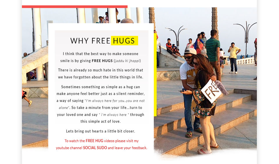 Photo of FREE HUGS IN INDIA - SPREADING SMILES by Sudo