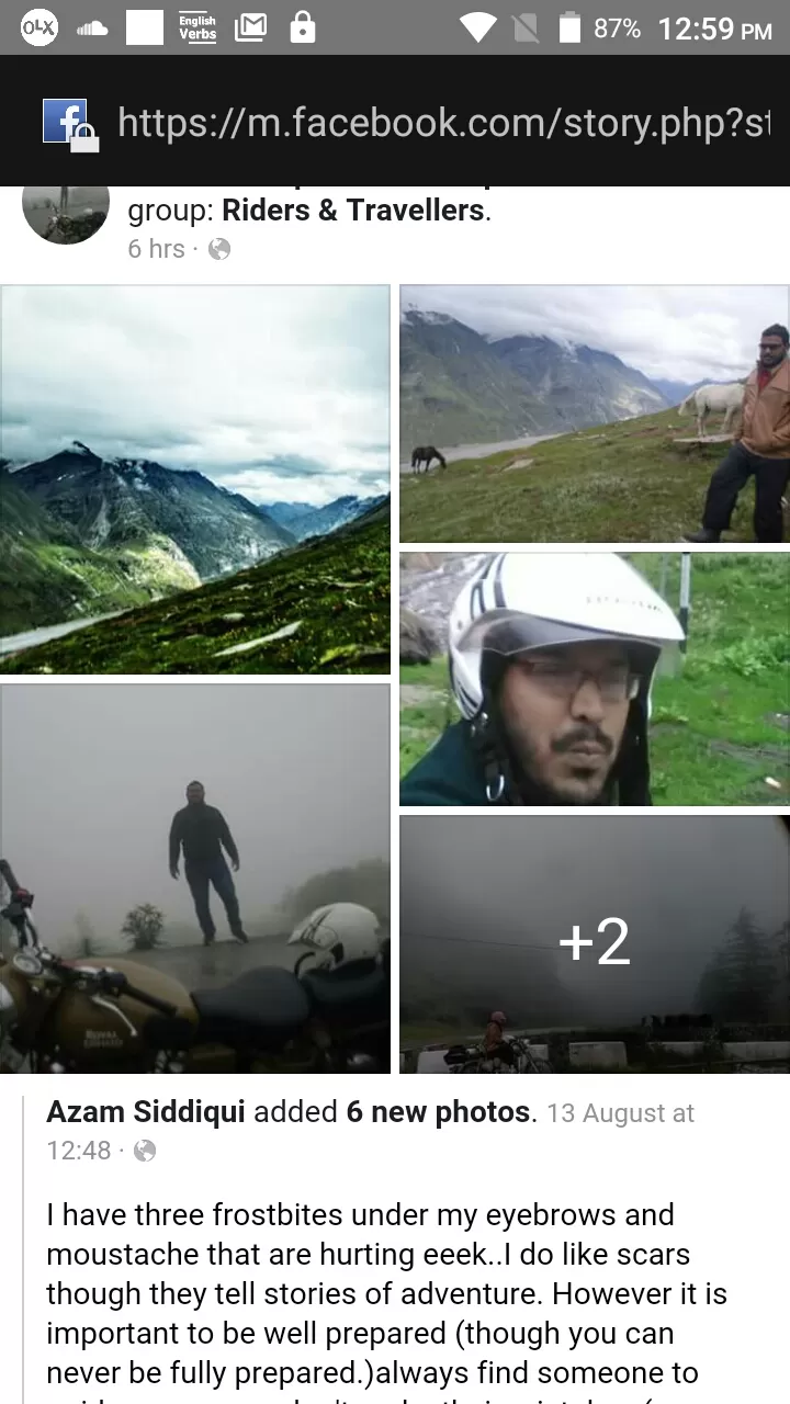 Photo of Complete Guide to your first short bike ride in the Mighty Himalayas.On manali leh highway. by Azam Siddiqui