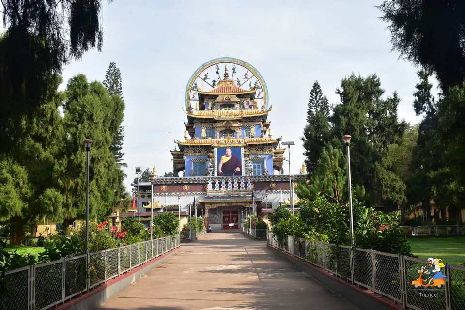 Photo of Namdroling Monastery, Tibetan GOLDEN TEMPLE, Sunkadahalli, Karnataka, India by Trip Jodi