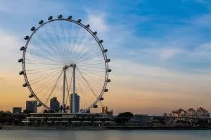 Photo of Singapore Flyer Raffles Avenue Singapore by Kaushik Rao