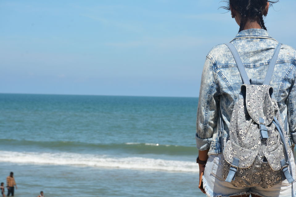 Photo of A Girl Who Have Never Seen The Ocean Before - Pondicherry Expedition by Albana Nadeem