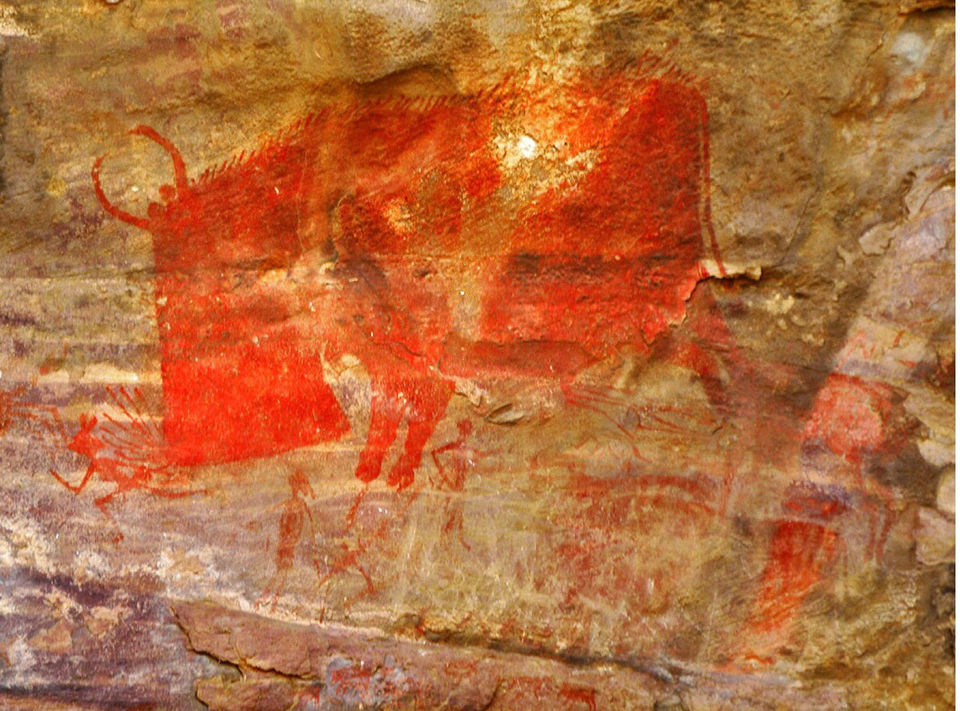 Photo of Bhimbetka rock shelters, Bhojpur Raisen, Madhya Pradesh, India by Rishibha Aery
