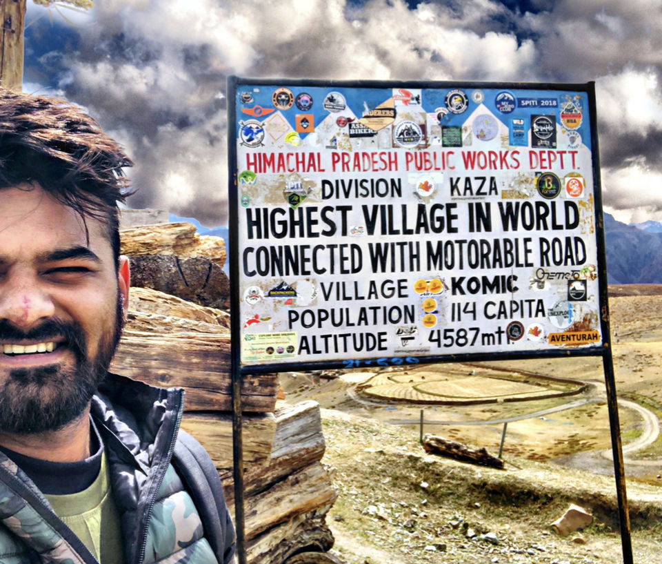 Photo of Komic - Highest Village of the World by Akshay Kumar