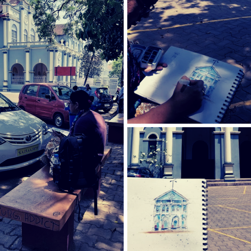 Photo of St Aloysius College, Hampankatta, Mangaluru, Karnataka, India by Seema Misra