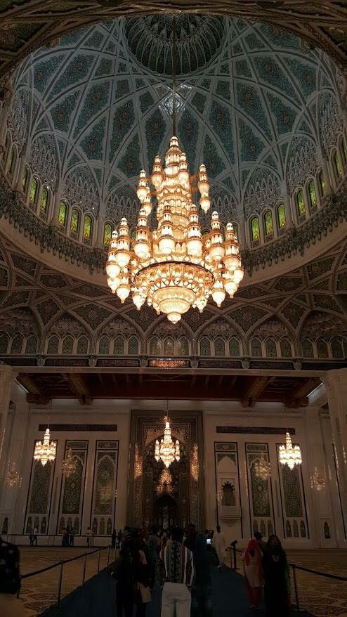 Photo of Sultan Qaboos Grand Mosque, Sultan Qaboos Street, Muscat, Muscat Governorate, Oman by Yukti Arora