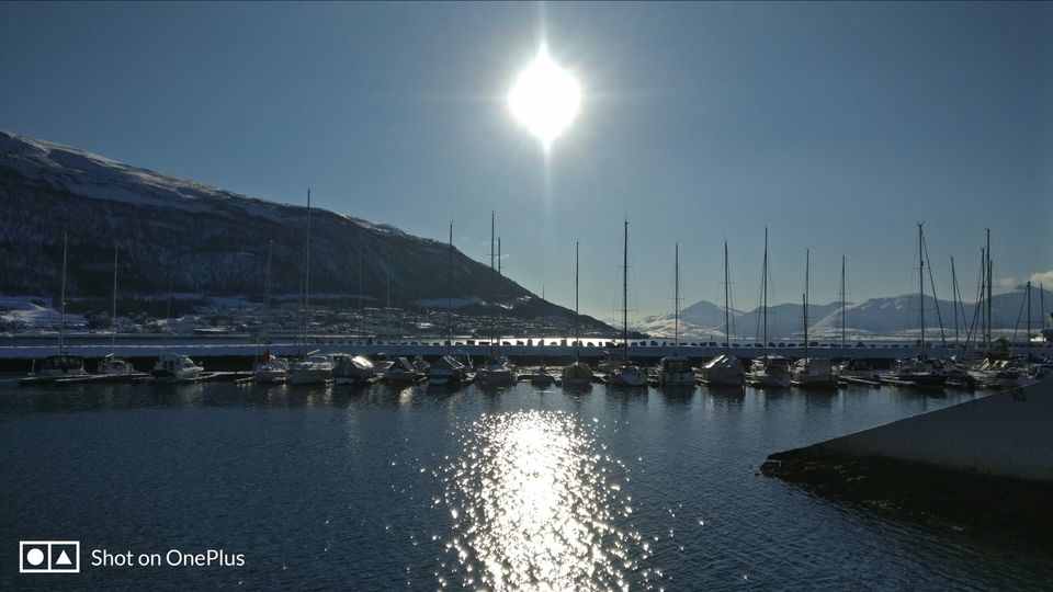 Photo of Tromso's arctic twins- Polaria and Cathedral by Rwittick Dutta