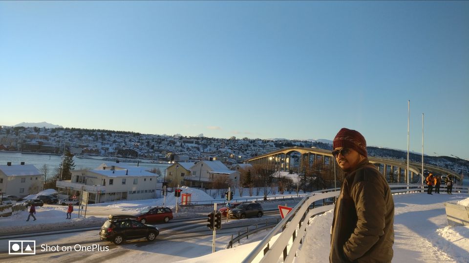 Photo of Tromso's arctic twins- Polaria and Cathedral by Rwittick Dutta