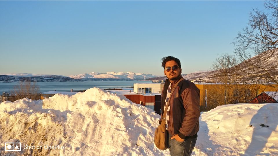 Photo of Tromso's arctic twins- Polaria and Cathedral by Rwittick Dutta