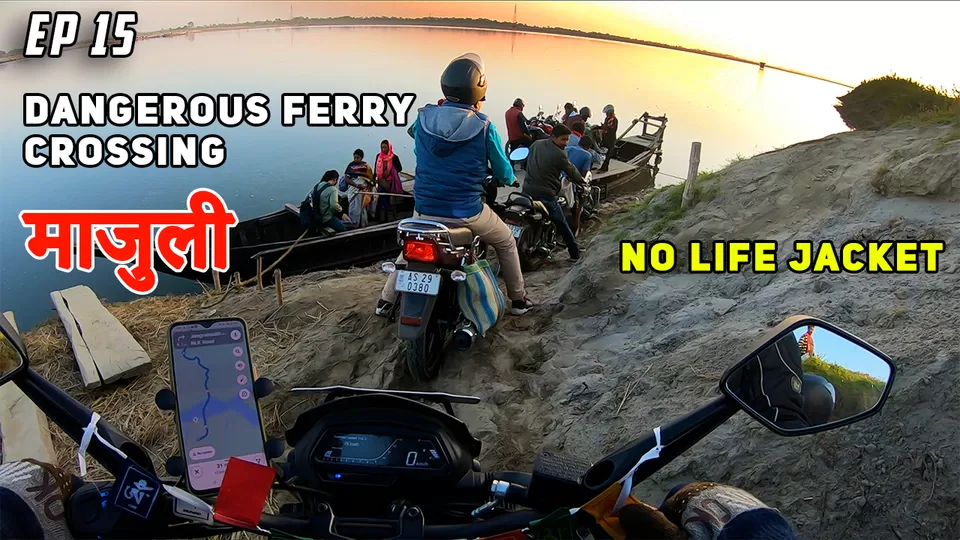 Photo of Dangerous Ferry Ride to reach Majuli - The Biggest River Island in India by Kiran Kumnoor (Little Detours)