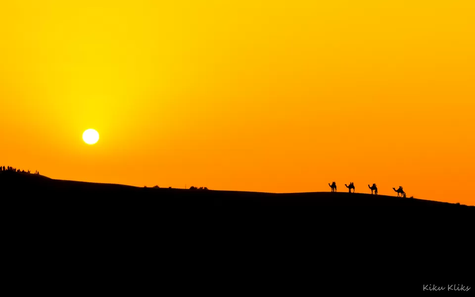 Photo of Sam Sand Dunes, Jaisalmer, Rajasthan, India by Kiran Kumnoor (Little Detours)