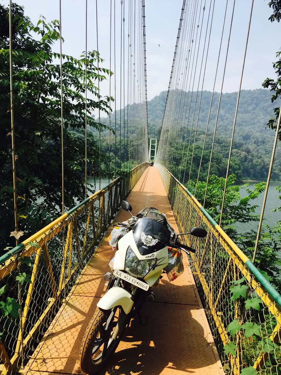 Photo of Shivapura Hanging Bridge | Unexplored Western Ghats | Dream for Bikers | Karizma R |1550 Kms Ride by Wanderlust On Wheel