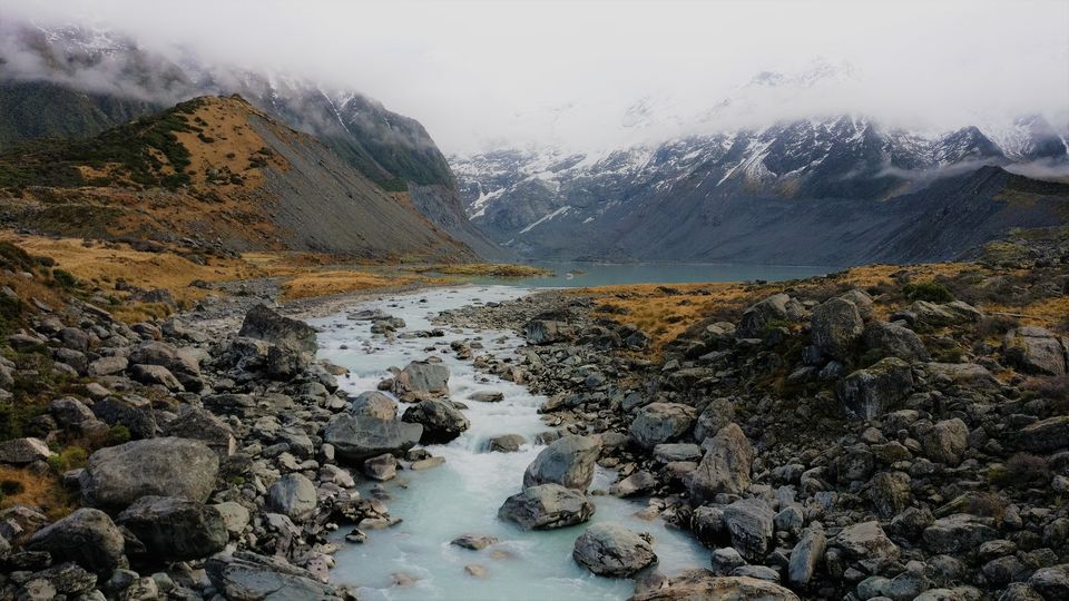 Photo of White Horse Hill Campsite Hooker Valley Road, Mt Cook National Park, New Zealand by Devansh Dhar