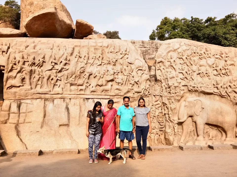 Photo of Descent of the Ganges, West Raja Street, Mahabalipuram, Tamil Nadu, India by Sowmya Sruthi Ch