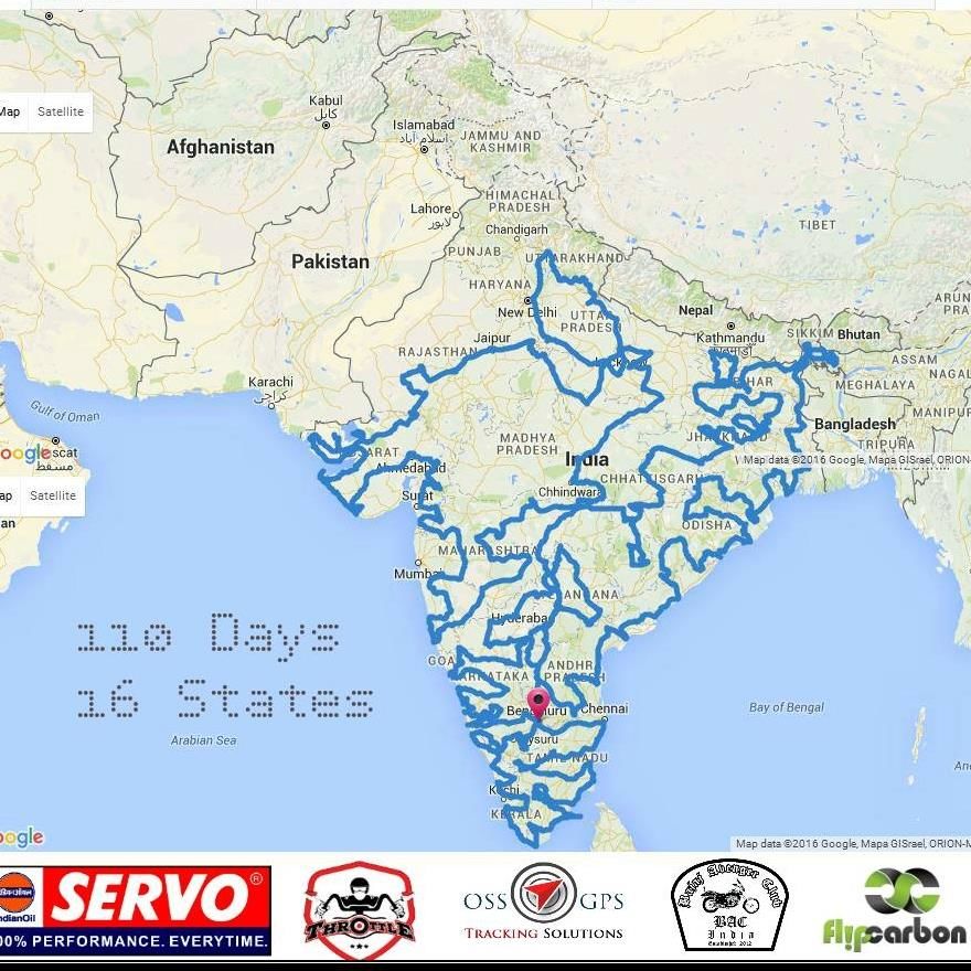 Photo of Bengalaru Biker Esha Gupta Covers 38,000 km. Sets Record For Longest Journey By A Woman On Wheels 3/5 by Disha Kapkoti