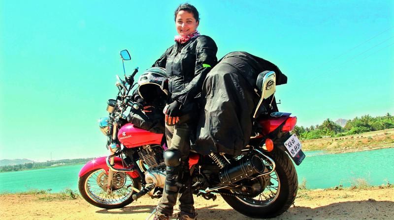 Photo of Bengalaru Biker Esha Gupta Covers 38,000 km. Sets Record For Longest Journey By A Woman On Wheels 5/5 by Disha Kapkoti