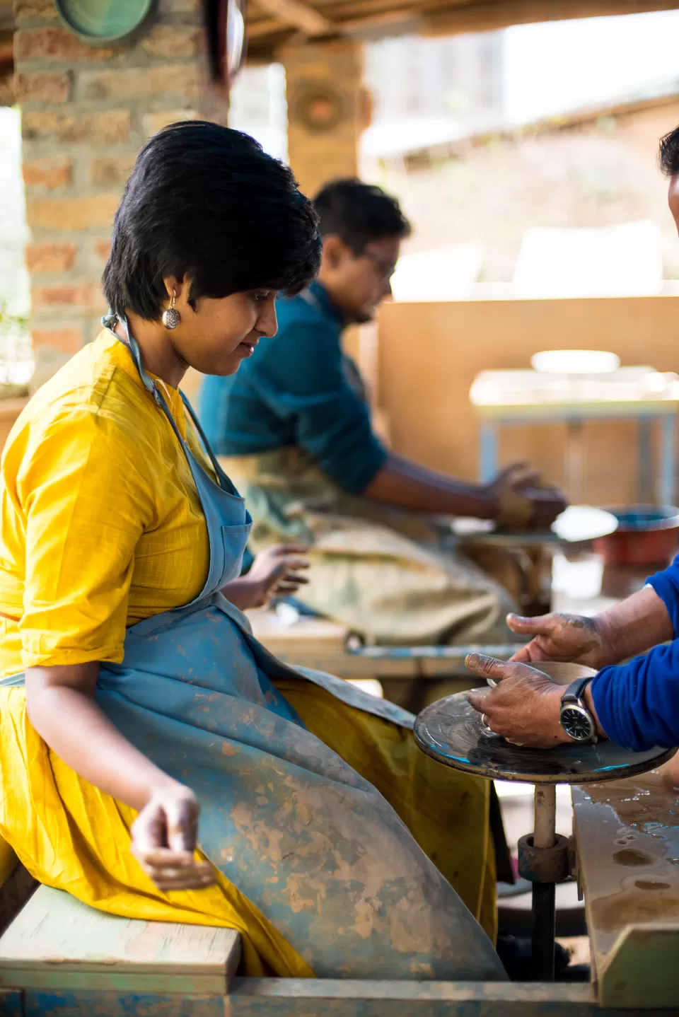 Photo of Andretta Pottery, Andreta, Himachal Pradesh, India by Disha Kapkoti
