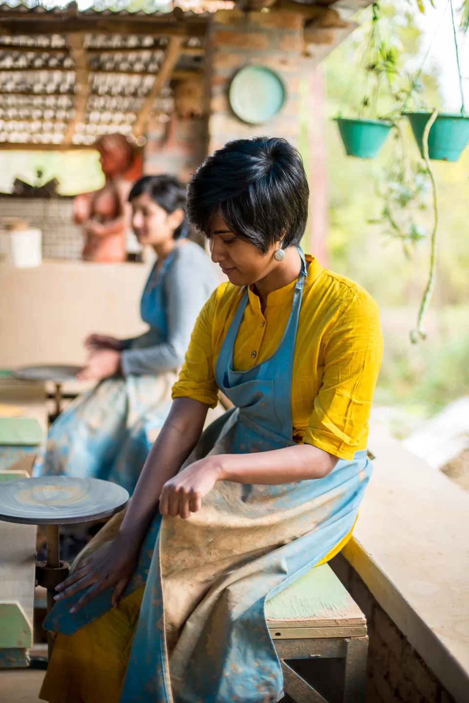 Photo of Andretta Pottery, Andreta, Himachal Pradesh, India by Disha Kapkoti