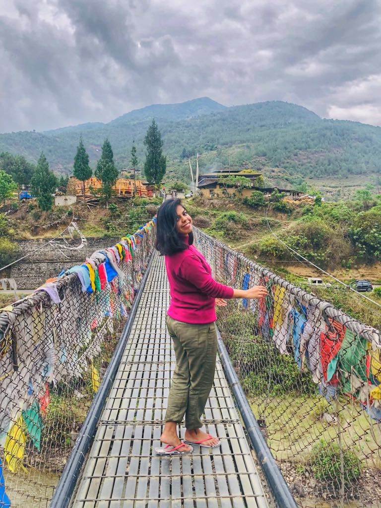 Photo of Punakha Suspension Bridge, Punakha, Bhutan by Swetha Kumar
