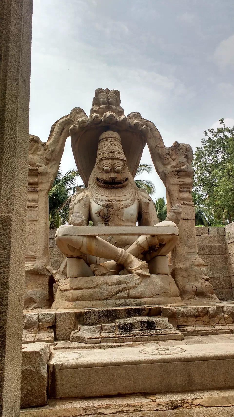 Photo of Ugra Narasimha Temple, Hampi, Karnataka, India by Prajna Padaki
