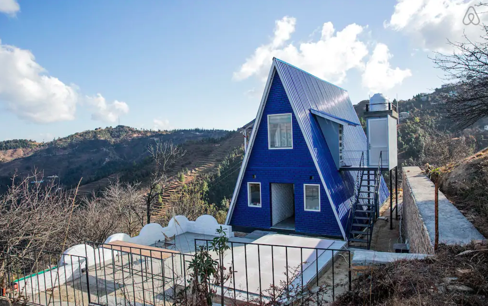 Photo of A Bus Ride Away From Delhi, This Gorgeous Blue Cottage In The Hills Is Straight Out Of A Postcard by Siddharth Sujan