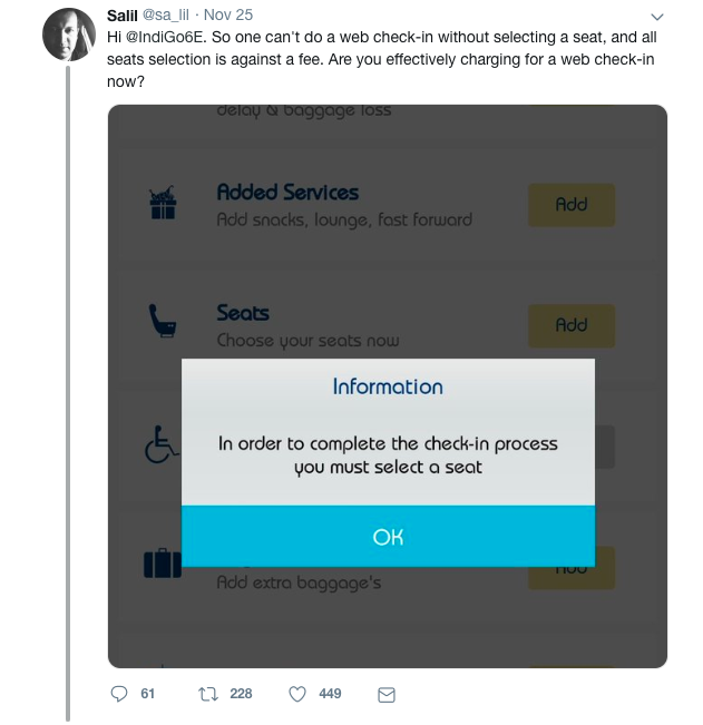 Photo of IndiGo Now Charges Extra Money For Web Check-ins: Here's What It Means To Real Travellers 1/6 by Siddharth Sujan