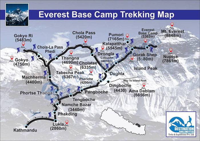 Photo of Everest Base Camp - path to the top of the world 1/3 by Rishi Datta