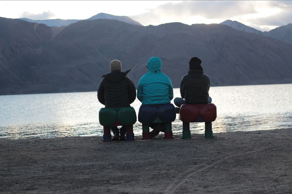 Photo of Pangong Tso by Writer Sam