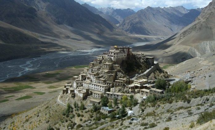 Photo of Ki Monestary, Kaza, Himachal Pradesh, India by Sourjya Das