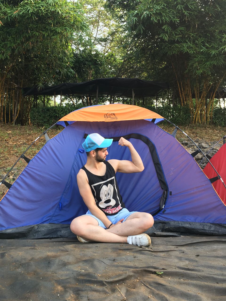 Photo of Camping Weekend at Vashind Big Red tent by Jainam Vora